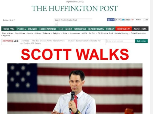 scott walker huffpo